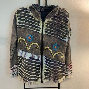 Artistic Women's Hoodie with Unique Design